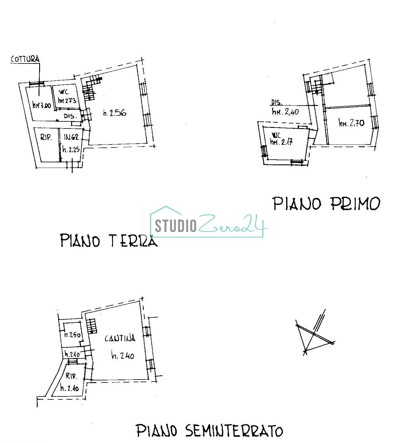 Foto 31 - Casa semi indipendente Via dei Portici, Stazzema - planimetria 1