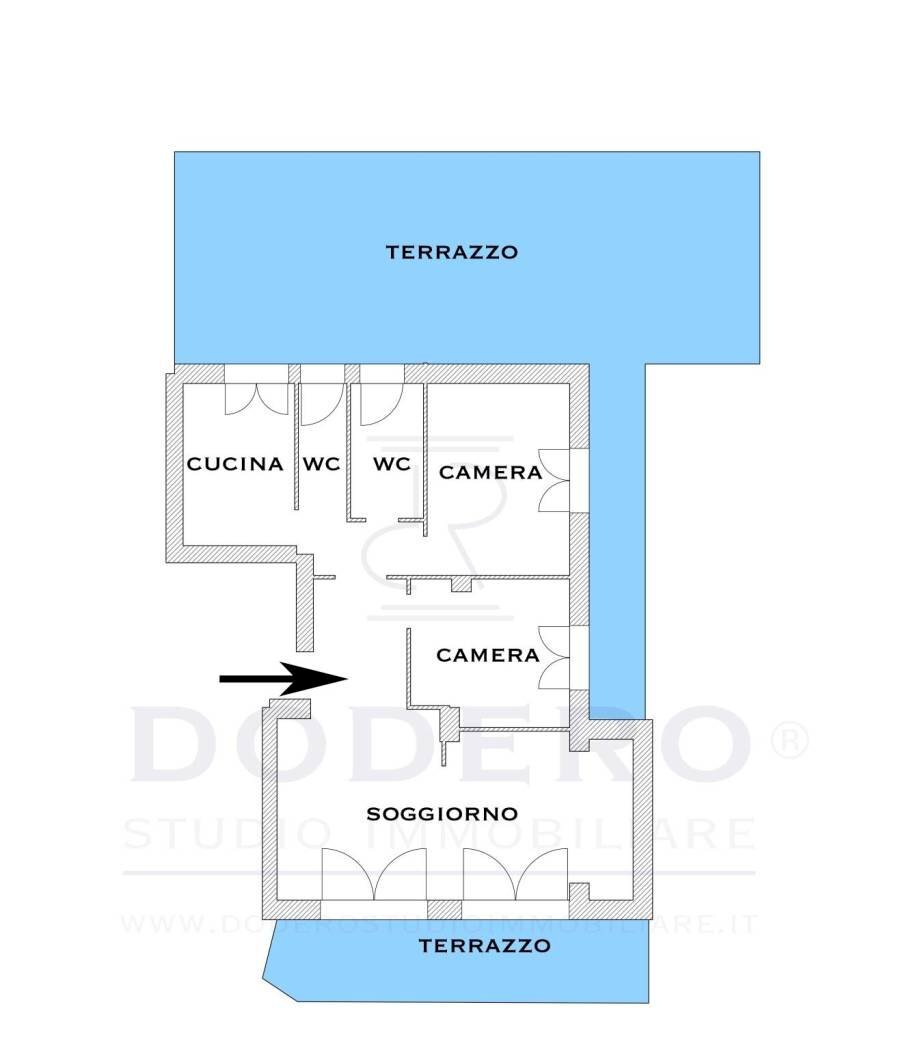 Appartamento via Fratelli Coda, 61, frazione Quinto Al Mare, Genova - planimetria 1