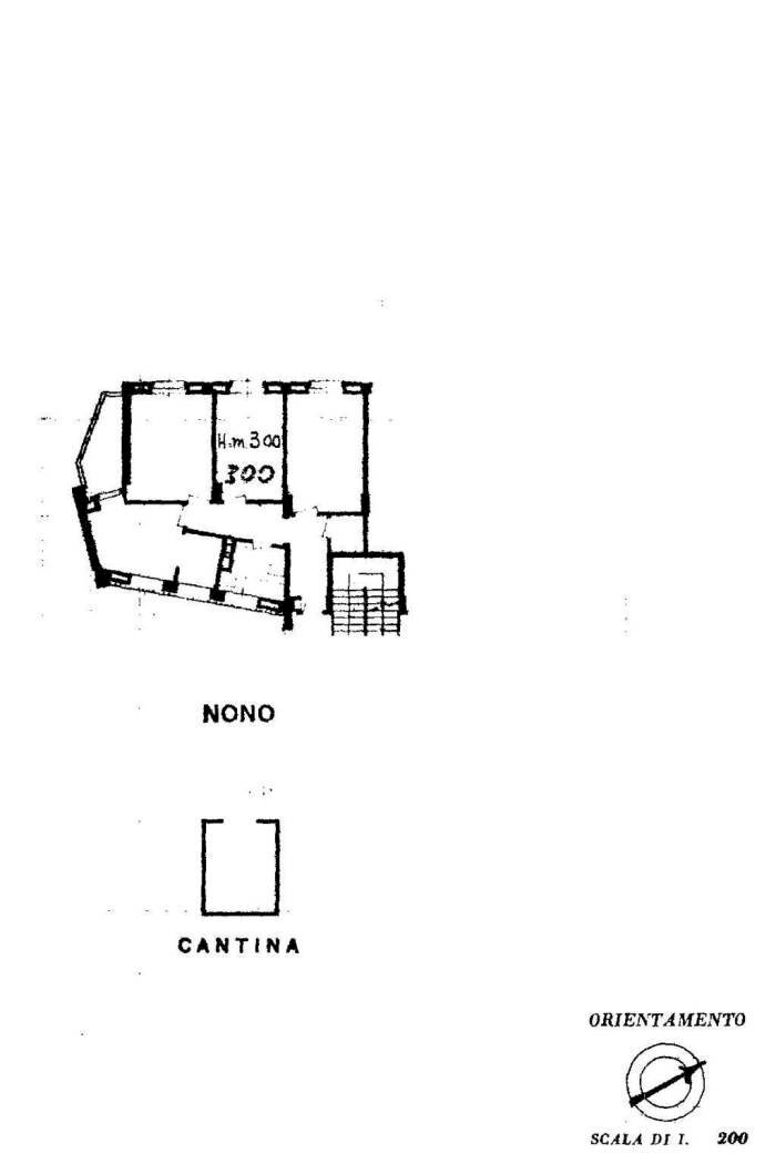Quadrilocale corso Eusebio Giambone, 46/18, Torino (zona Lingotto) - planimetria 1