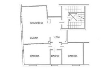 Planimetria - Trilocale strada Matteo Renato Imbriani, Parma (zona Oltretorrente) - foto 15