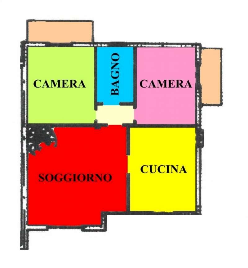 518 - Villa via Don Luigi Sturzo, Rivolta d'Adda - planimetria 1
