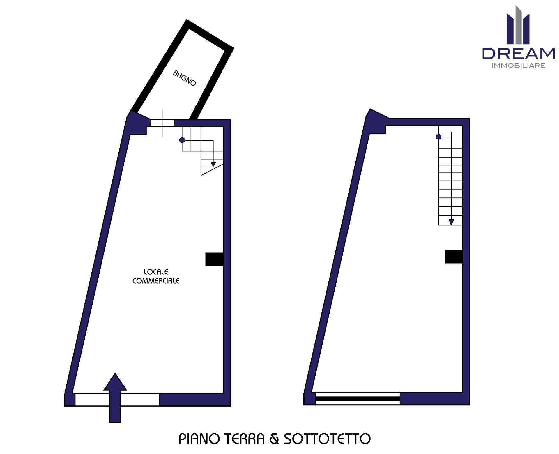 Foto 4 - Commercial Premises Via Della Pineta, Cagliari - floor plans 1