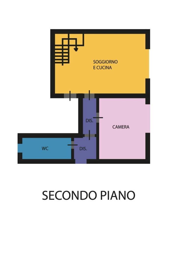 Quadrilocale via Armando Diaz, Bagnacavallo - planimetria 1