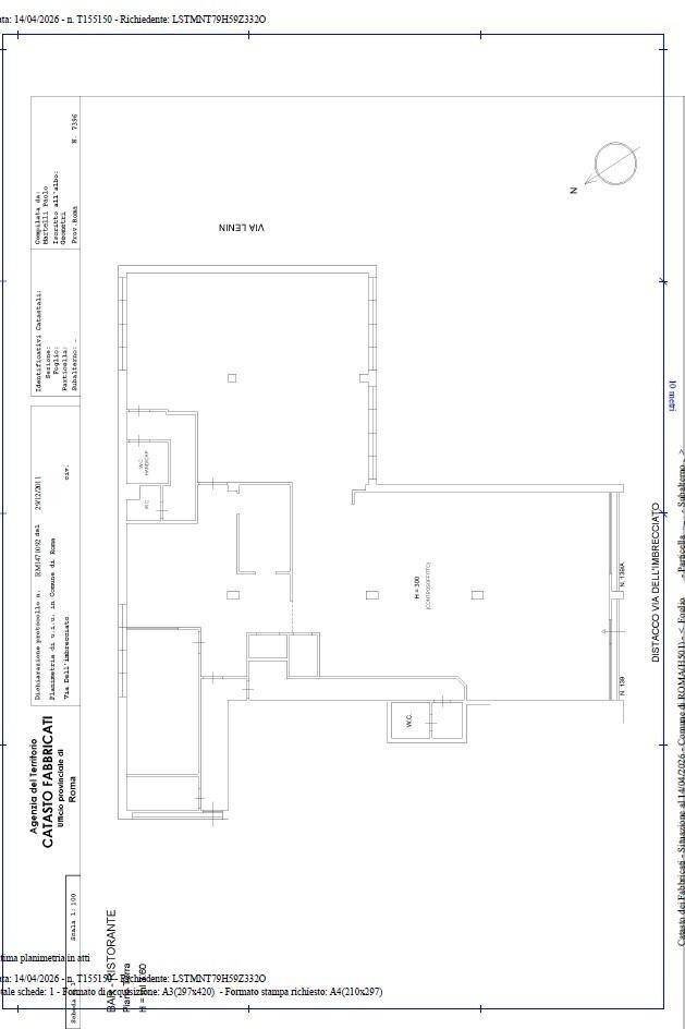 Shop via dell'Imbrecciato, Roma - floor plans 1