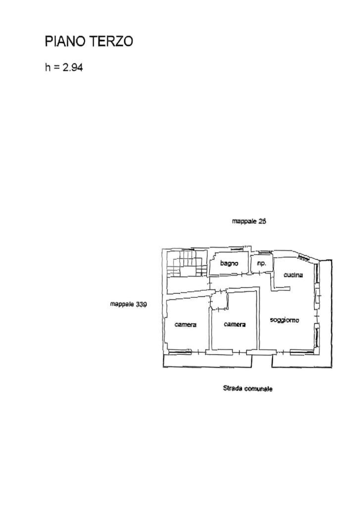 Three-room apartment Via Nino Costa, Ceres - floor plans 1