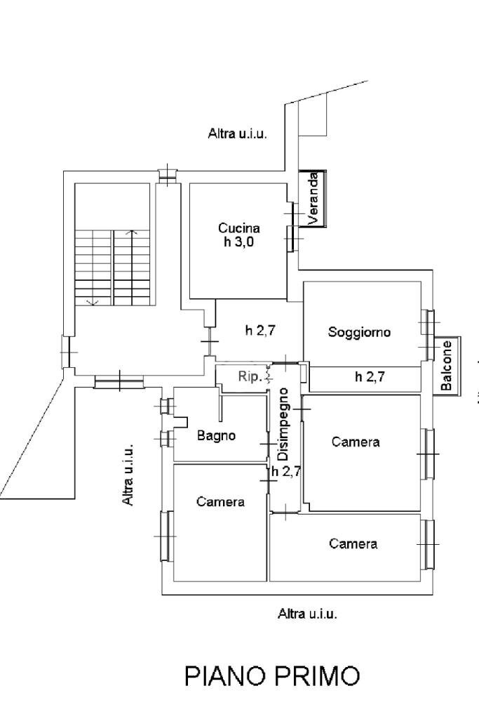 Appartamento Via adamello, Rivoli - planimetria 1