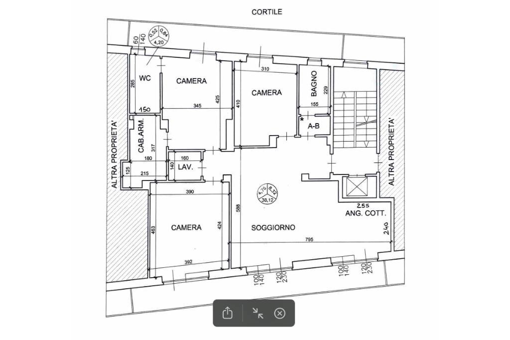 Appartamento Via G. Rossini, Collegno - planimetria 1