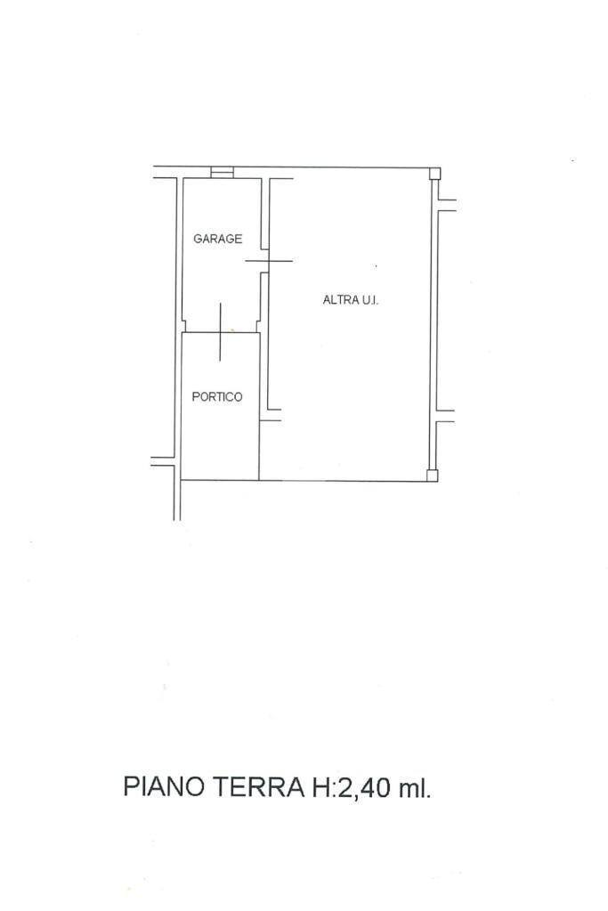Casa semi indipendente Via Casino Pallavicino, Poviglio - planimetria 1