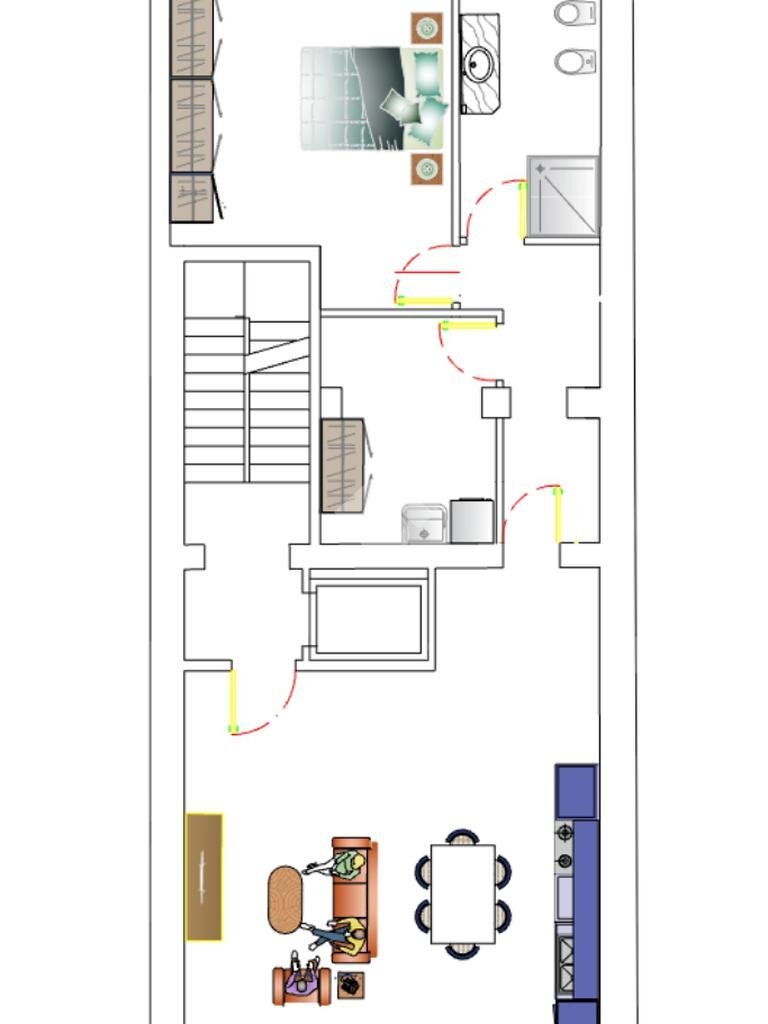 Trilocale Via XXV Aprile, Castelnovo di Sotto - planimetria 1