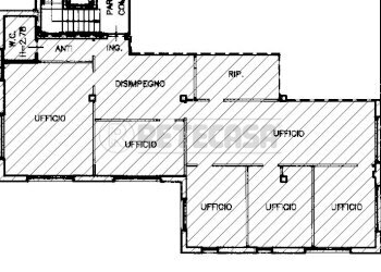 Pianta per studio grafico.PNG - Ufficio Viale San Lazzaro 130, Vicenza - foto 1