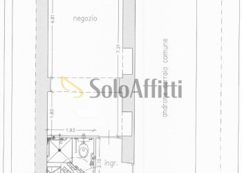 planimetria negozio Via San Donato 4 Cappiello.jpg - Ufficio Via San Donato, Torino (zona San Donato) - foto 13