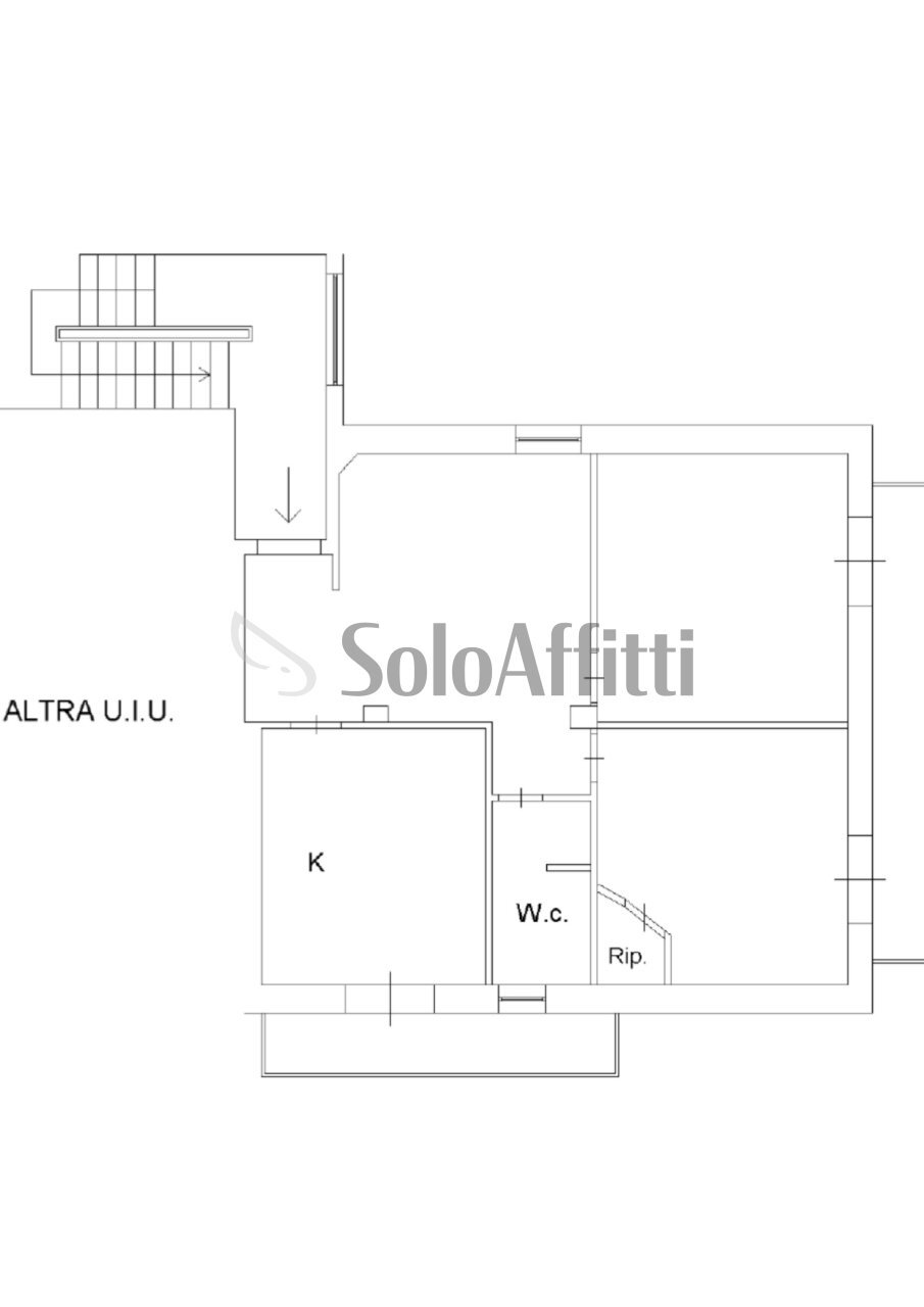 Planimetria - Appartamento Corso Umberto I, Pozzuoli - planimetria 1
