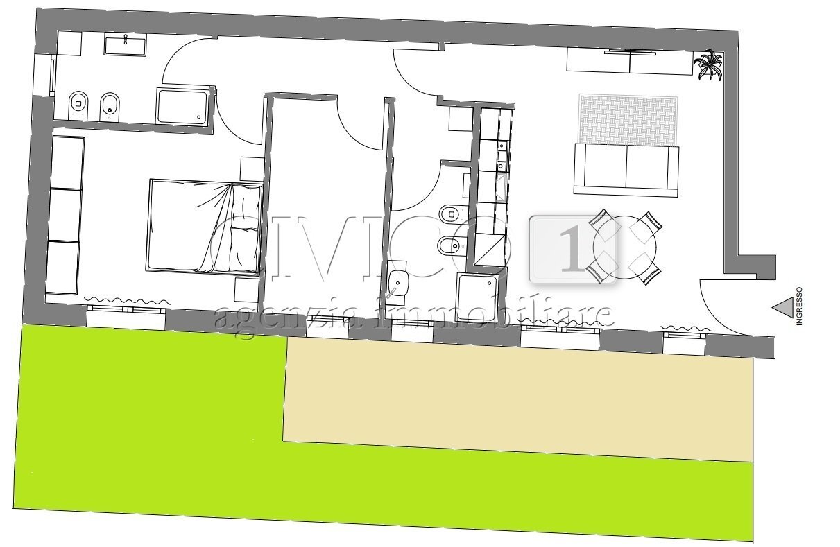 PLANIMETRIA A.jpg - Apartment Via Sicilia 1, Rubano - floor plans 1