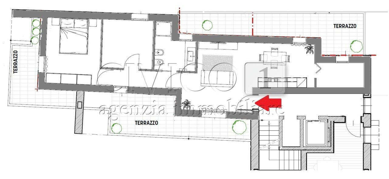 ATTICO.jpg - Attic Via Sicilia 1, Rubano - floor plans 1