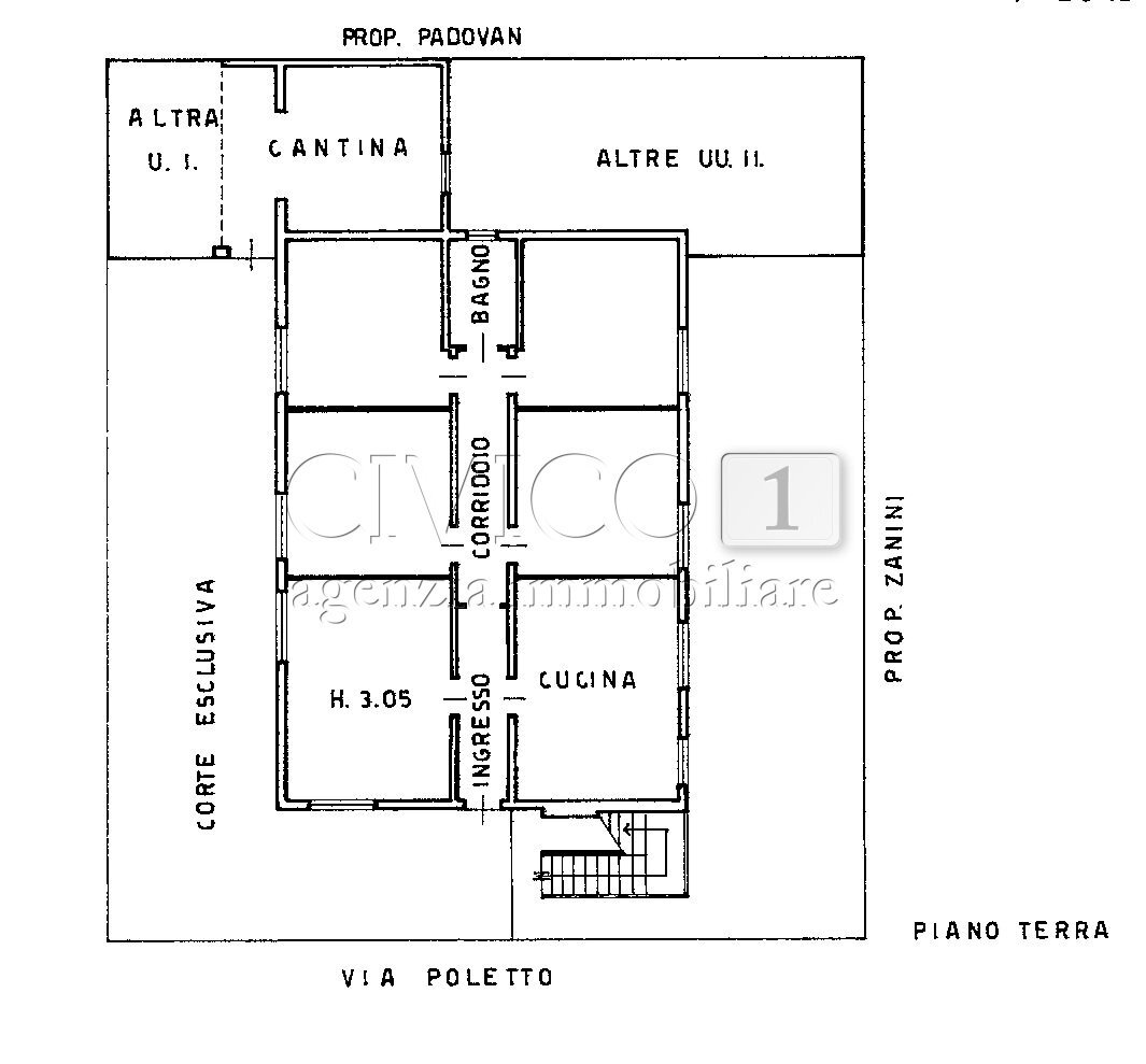 PIANTINA APPARTAMENTO.jpg - Casa semi indipendente Via G.Poletto 14, Vicenza - planimetria 1