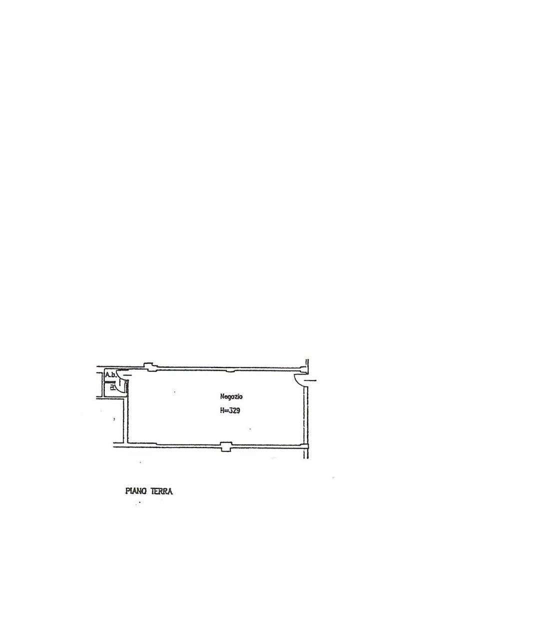 planimetria negozio.jpg - Locale Commerciale Pesaro - planimetria 1
