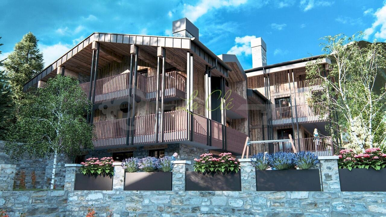 VENDITA COURMAYEUR - RENDER ESTERNO.jpg - Three-room apartment Courmayeur - photo 3