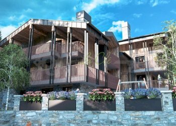 VENDITA COURMAYEUR - RENDER ESTERNO.jpg - Three-room apartment Courmayeur - photo 3