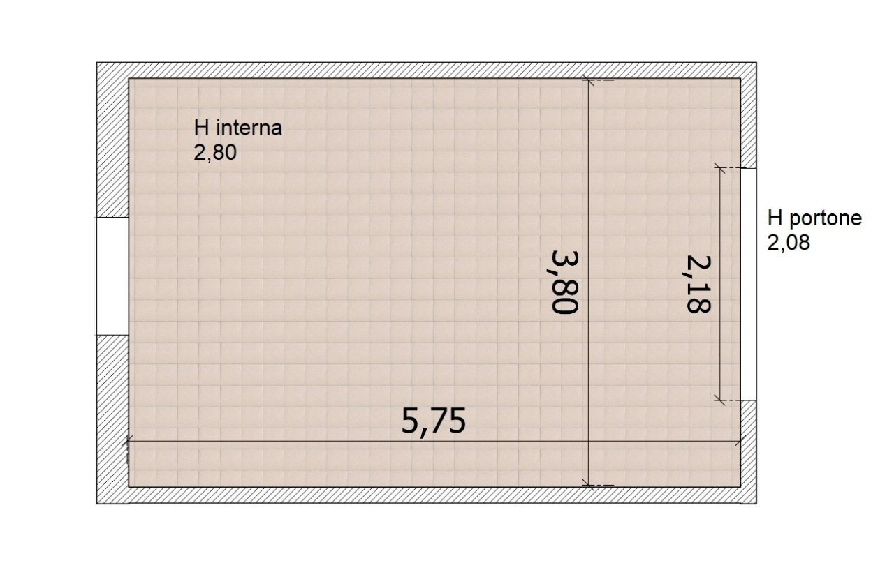 plani quotata.jpg - Box Via Santi Venceslao 26, Modena (zona Circoscrizione 1) - planimetria 1