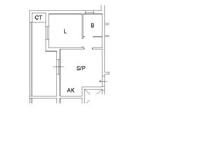 planimetria casa.jpg - Bilocale Via Rocca di Cambio, Roma - planimetria 1