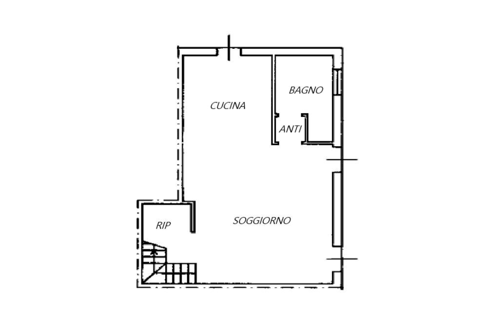 Villa a Schiera Via tracchi, Poggio Renatico - planimetria 1