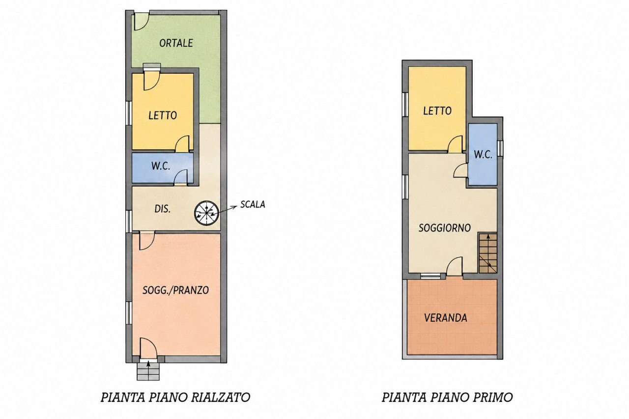 planimetria - Casa indipendente Contrada Sant'Andrea 10, Otranto - planimetria 1