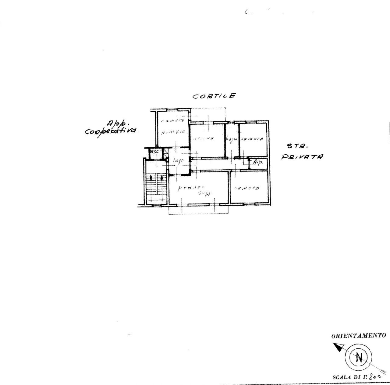 PLANIMETRIA.jpg - Appartamento Via Mascalucia, Siracusa - planimetria 1