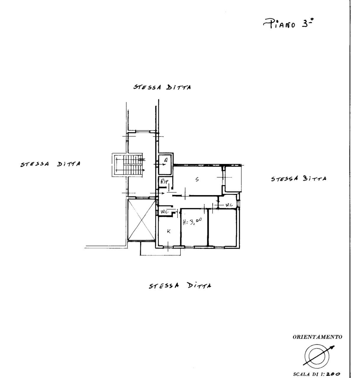 PLANIMETRIA.jpg - Trilocale Via Vincenzo Boscarino, Siracusa - planimetria 1
