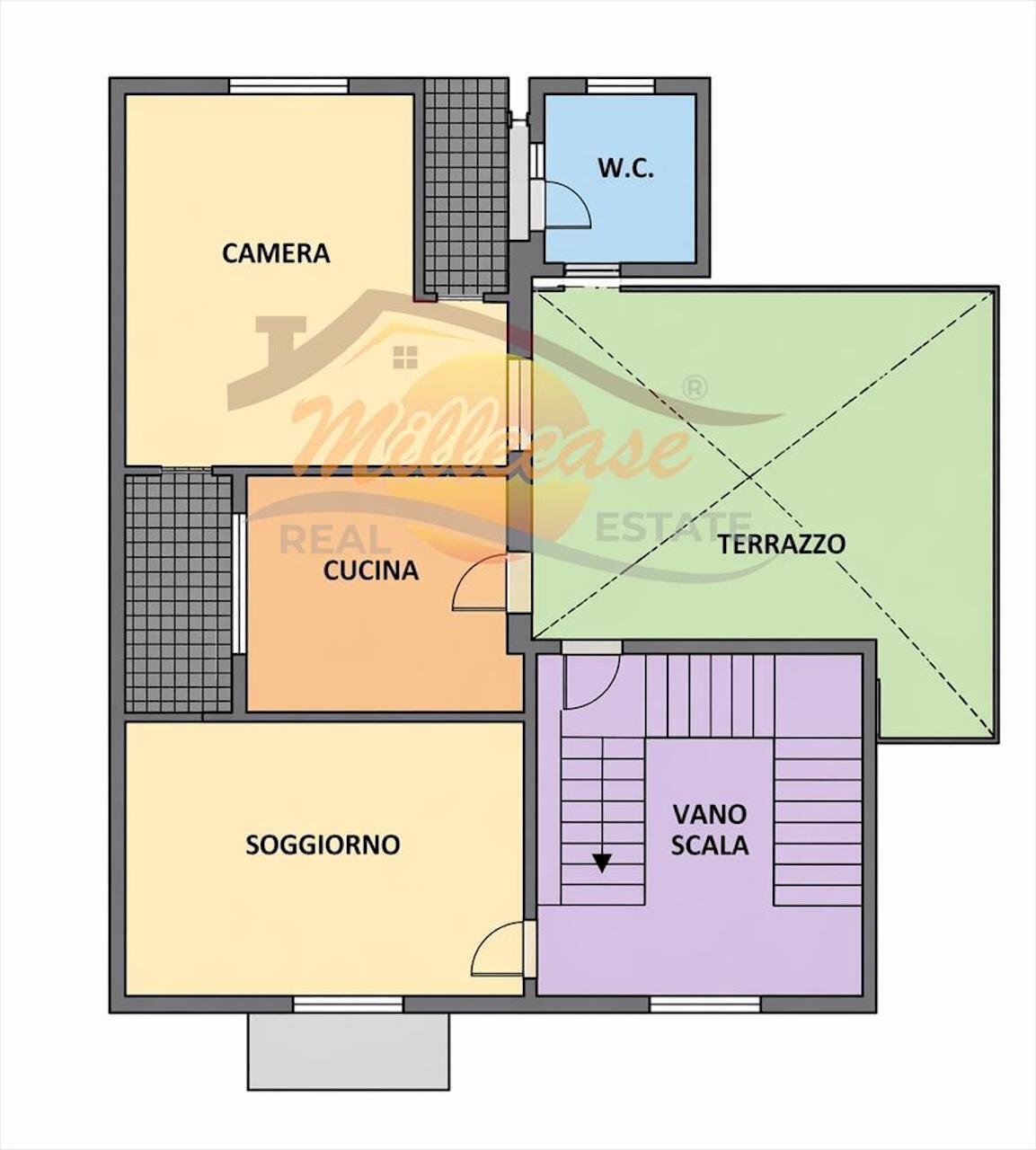 PLANIMETRIA.jpeg - Three-room apartment Via Diocle, Siracusa - floor plans 1