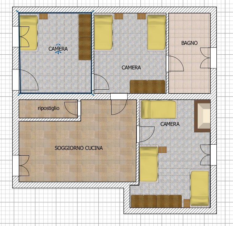 planimetria.PNG - Portion of a house Via Madonnina 55, Luni - photo 3