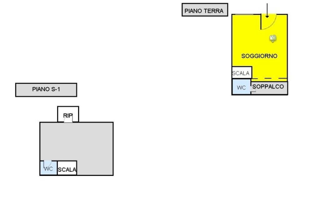 Bilocale Via Paolo Santagostino, Milano (zona Niguarda) - planimetria 1
