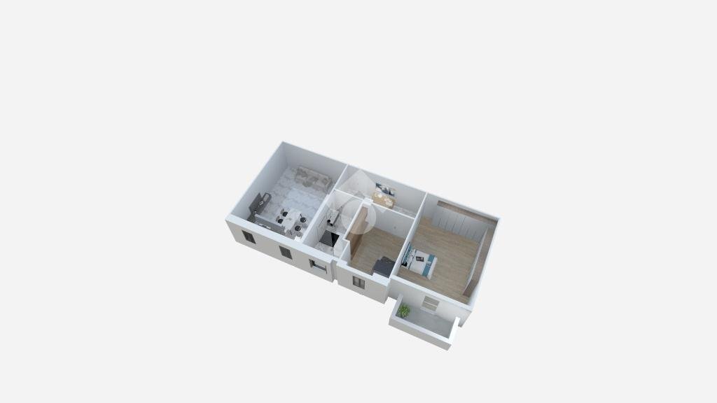 Trilocale Via Ornato, Milano (zona Niguarda) - planimetria 1