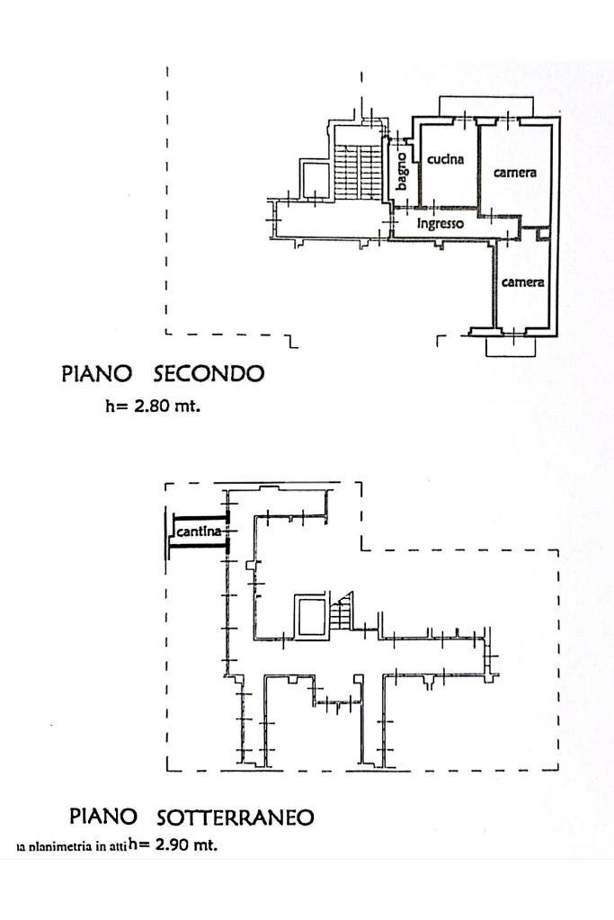 Trilocale Corso Saint, Aosta - planimetria 1