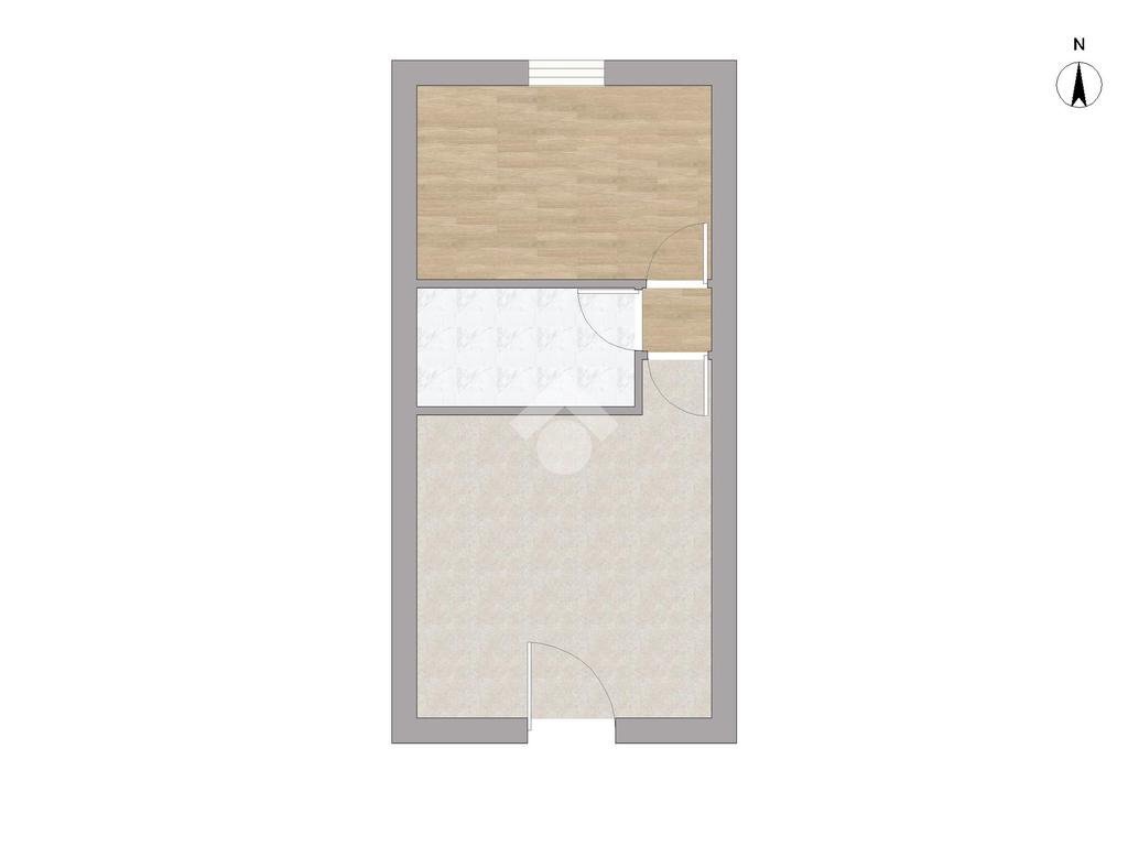Two-room apartment Via Grazia Deledda, Rho - floor plans 1