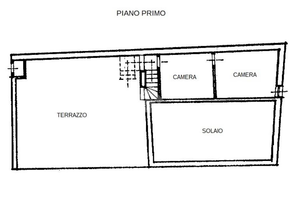 Casa semi indipendente Via Villafalletto, Busca - planimetria 1