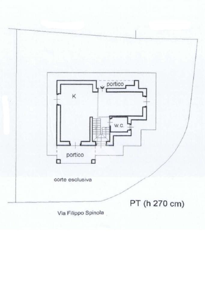 Villa Via Filippo Spinola, Arquata Scrivia - planimetria 1