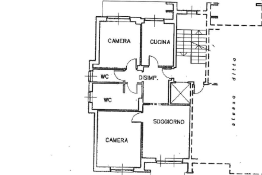 Appartamento Via domenico bertino, Borgaro Torinese - planimetria 1