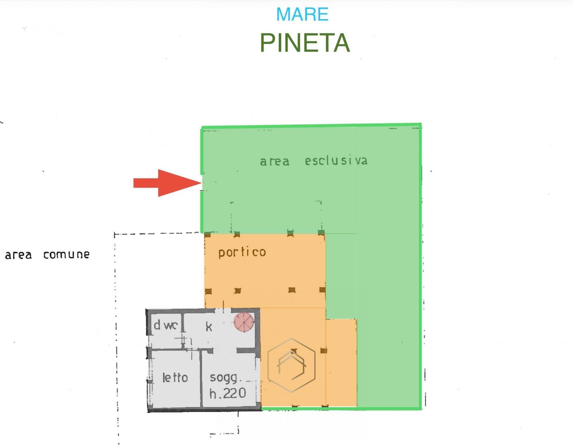 Foto 11 - Bilocale Tintoretto, Comacchio - planimetria 1