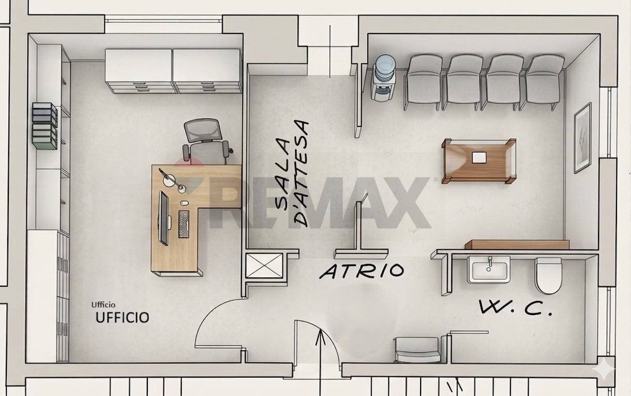 Pianta 2D - Office Via Montebello
 
5, Varese - photo 1