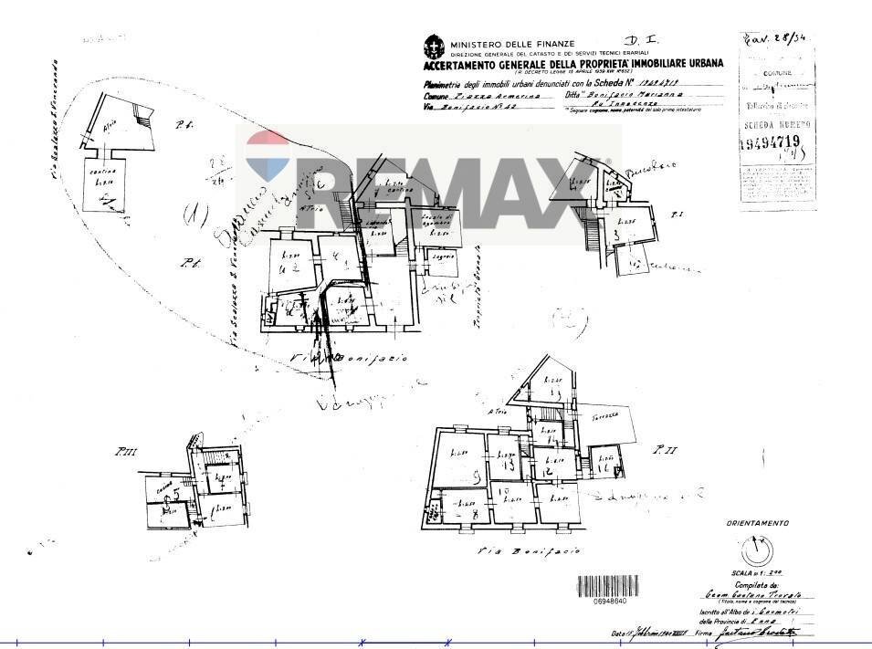 Pianta 2D - Casa indipendente Via Bonifacio
 
44, Piazza Armerina - planimetria 1
