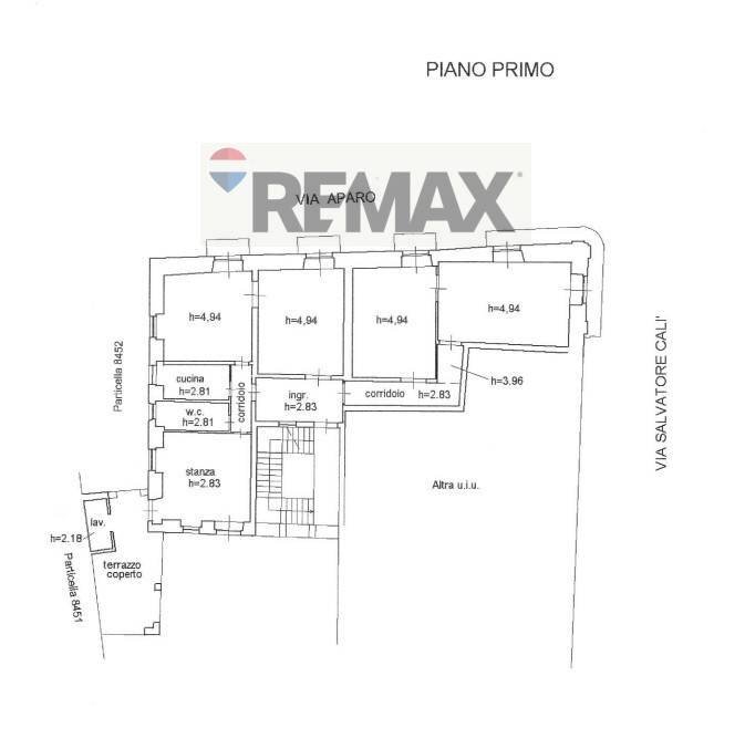 Pianta 2D - Appartamento via Calì
 
14, Catania - planimetria 1