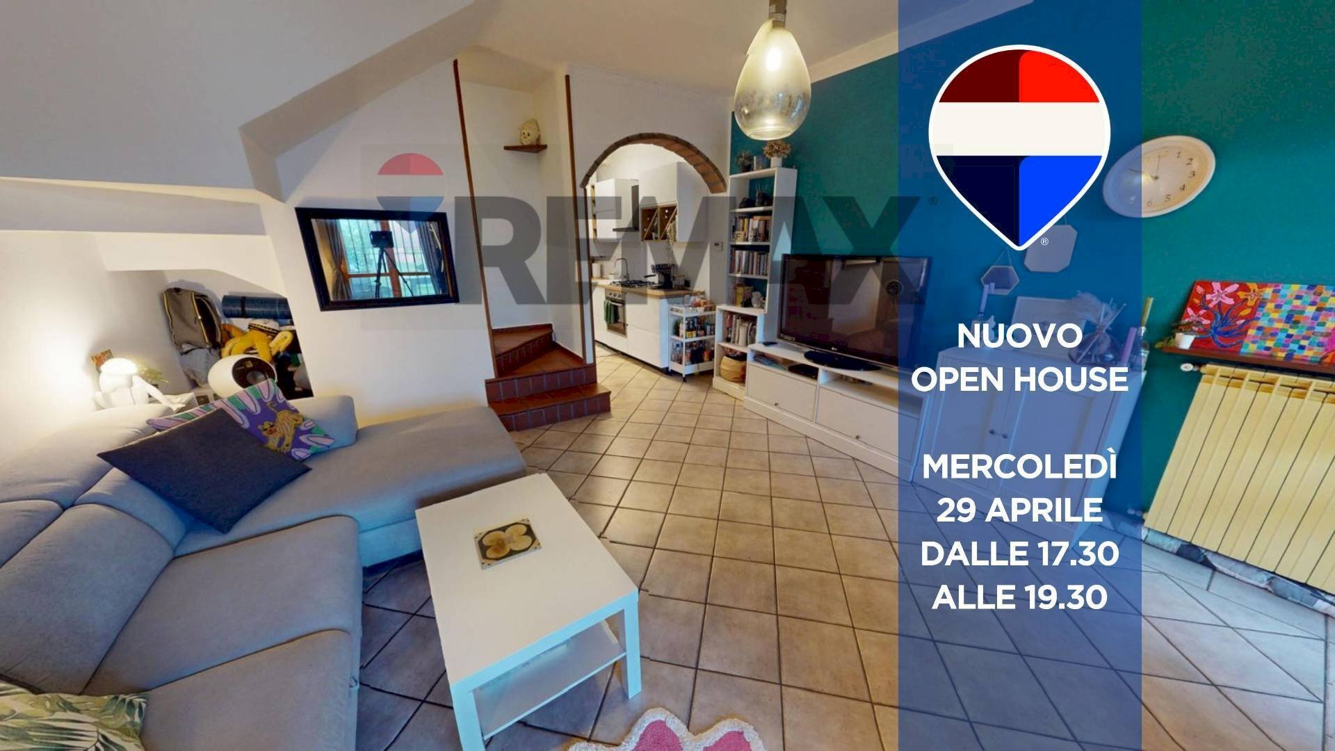 Soggiorno - Terraced Villa Via del Pero, 4
 
4, Rodano - photo 1