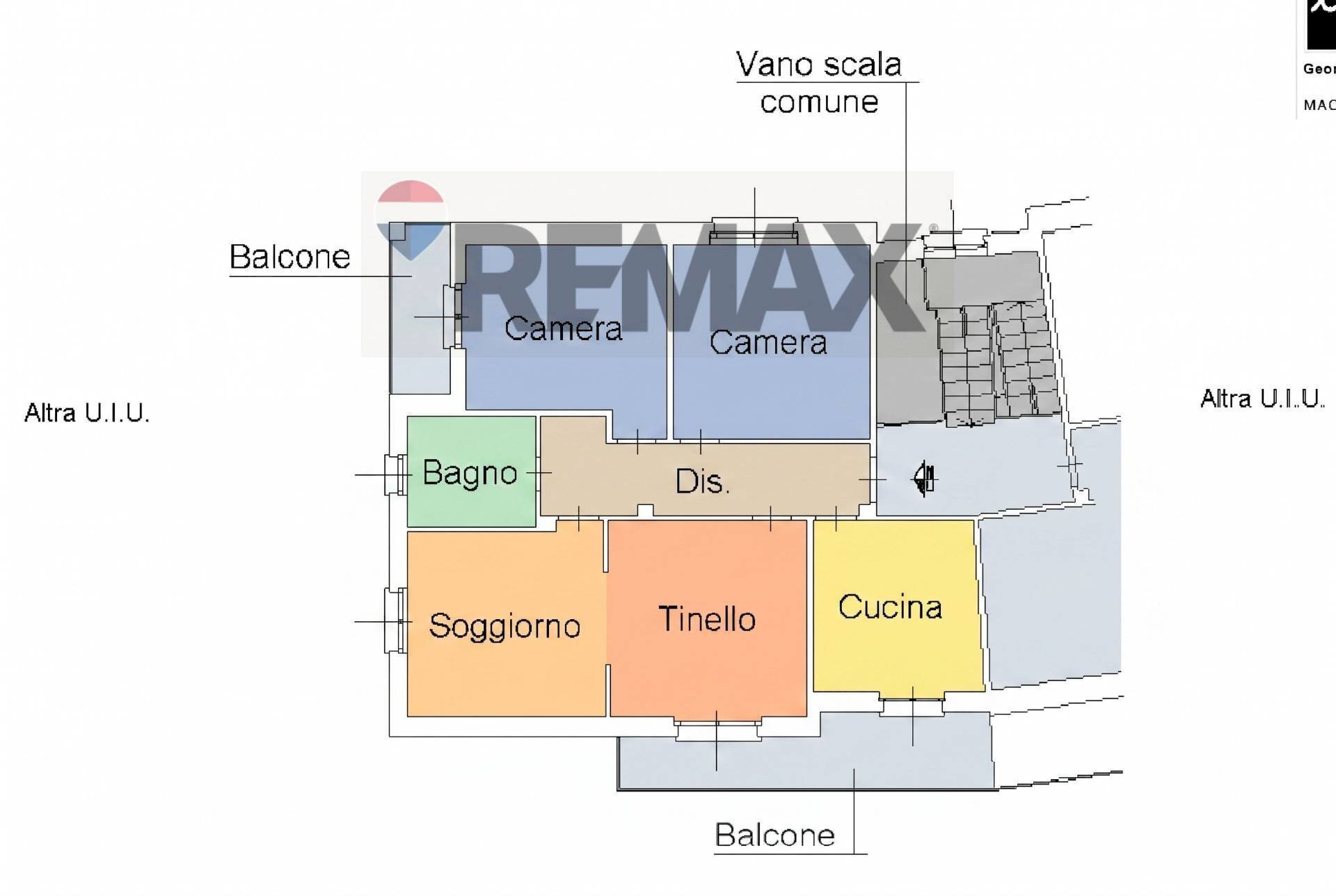 Pianta 2D - Semi-detached house Via Amerigo Vespucci
 
51, Merate - floor plans 1