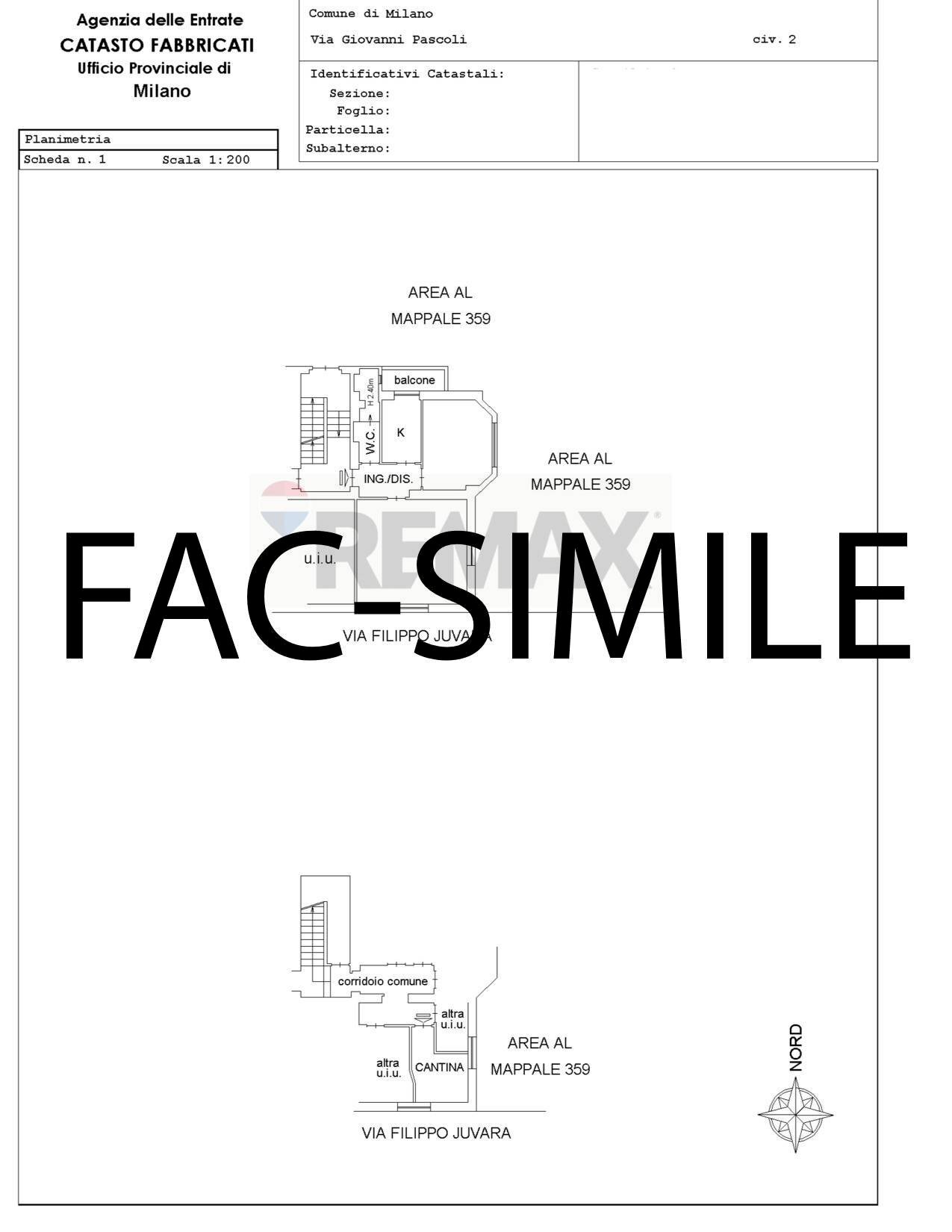 Pianta 2D - Casa semi indipendente Via Cav. Robecchi
 
50, Zeme - planimetria 1