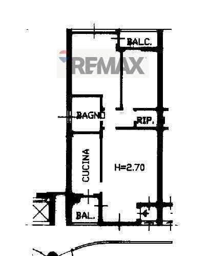 Pianta 2D - Trilocale Via Redaelli
 
3, Busto Arsizio - planimetria 1