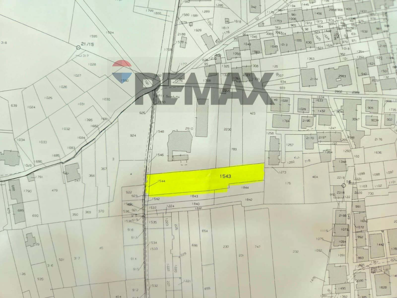 Pianta 2D - Terreno edificabile Via incorvino, Bagheria - planimetria 1