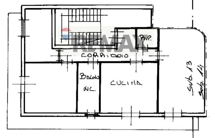 Pianta 2D - Appartamento Via Ragona
 
118, Partinico - planimetria 1