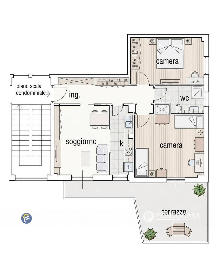 Foto 37 - Trilocale Via Montegrappa
 
34, Varazze - planimetria 1