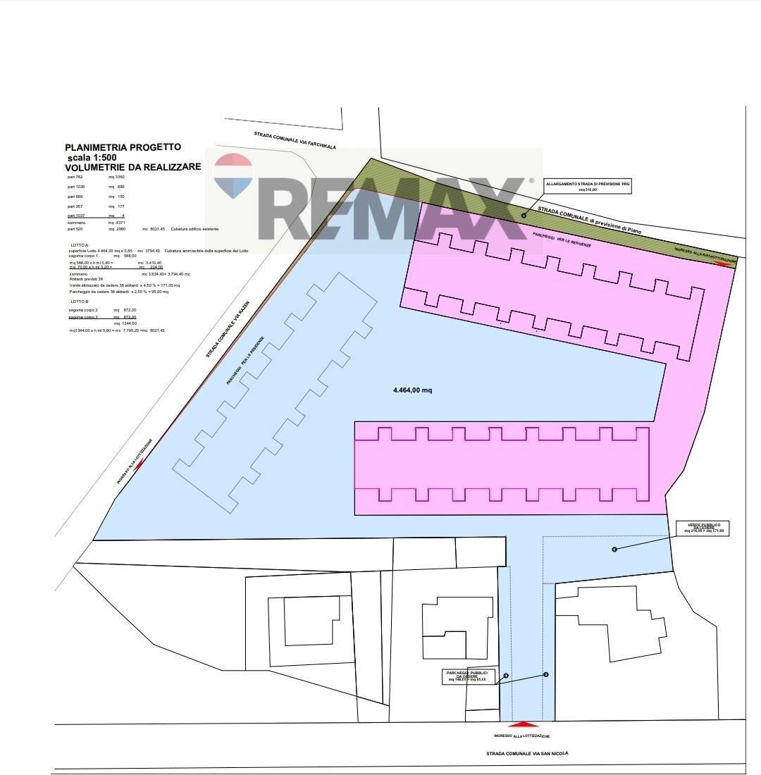 Pianta 2D - Terreno edificabile Via Kazen
 
snc, Pantelleria - foto 2