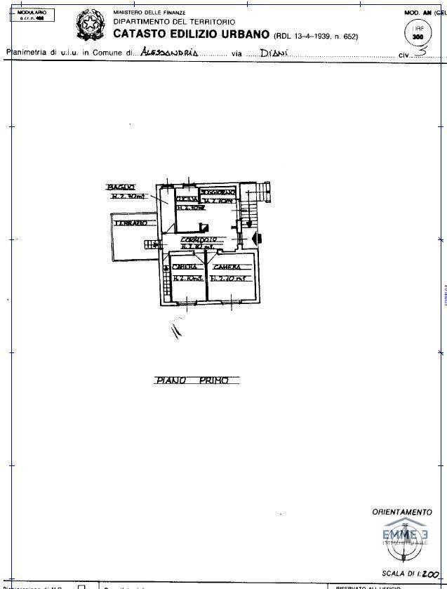 Foto 49 - Villa Via Aldo Diani
 
23, Alessandria - planimetria 1